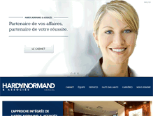 Tablet Screenshot of hardynormand.com